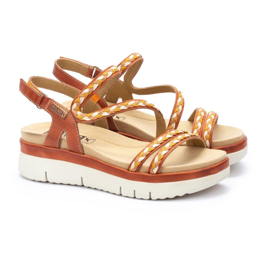 Women's Pikolinos PALMA Sandals Brown | NZ E829701